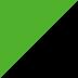 Vert Lime Green / Noir Flat Ebony