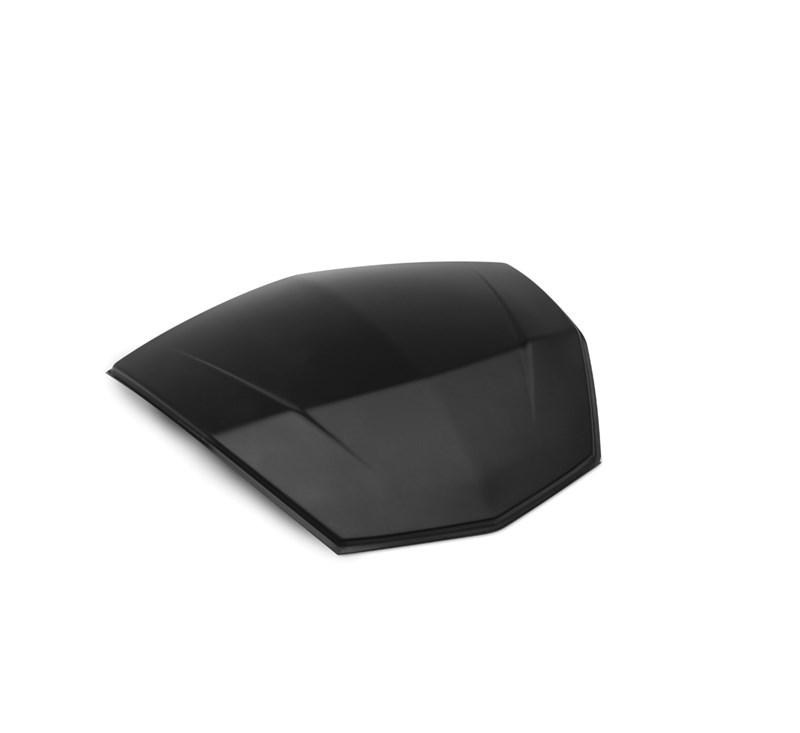 Plaque décorative aluminium pour top case (47 L), noir anodisé