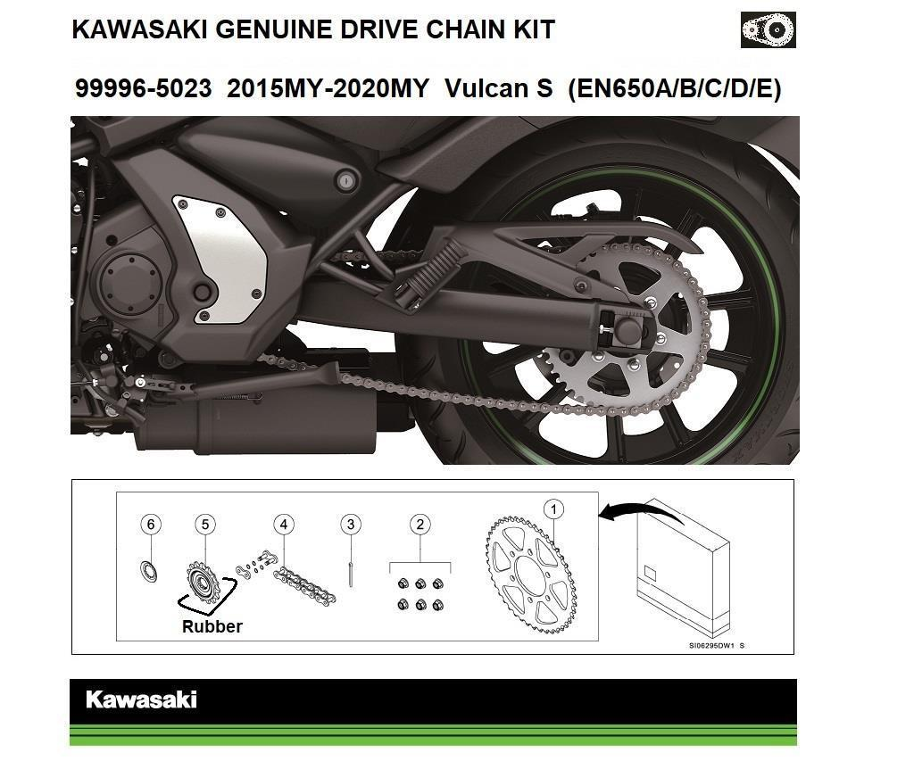 Kit chaîne et pignons d’origine Vulcan S (EN650A / B / C / D / E)