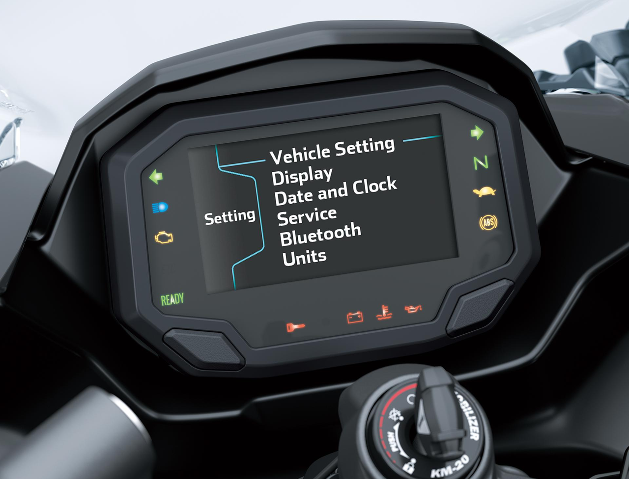Tableau de bord TFT couleur intégrale avec connectivité smartphone