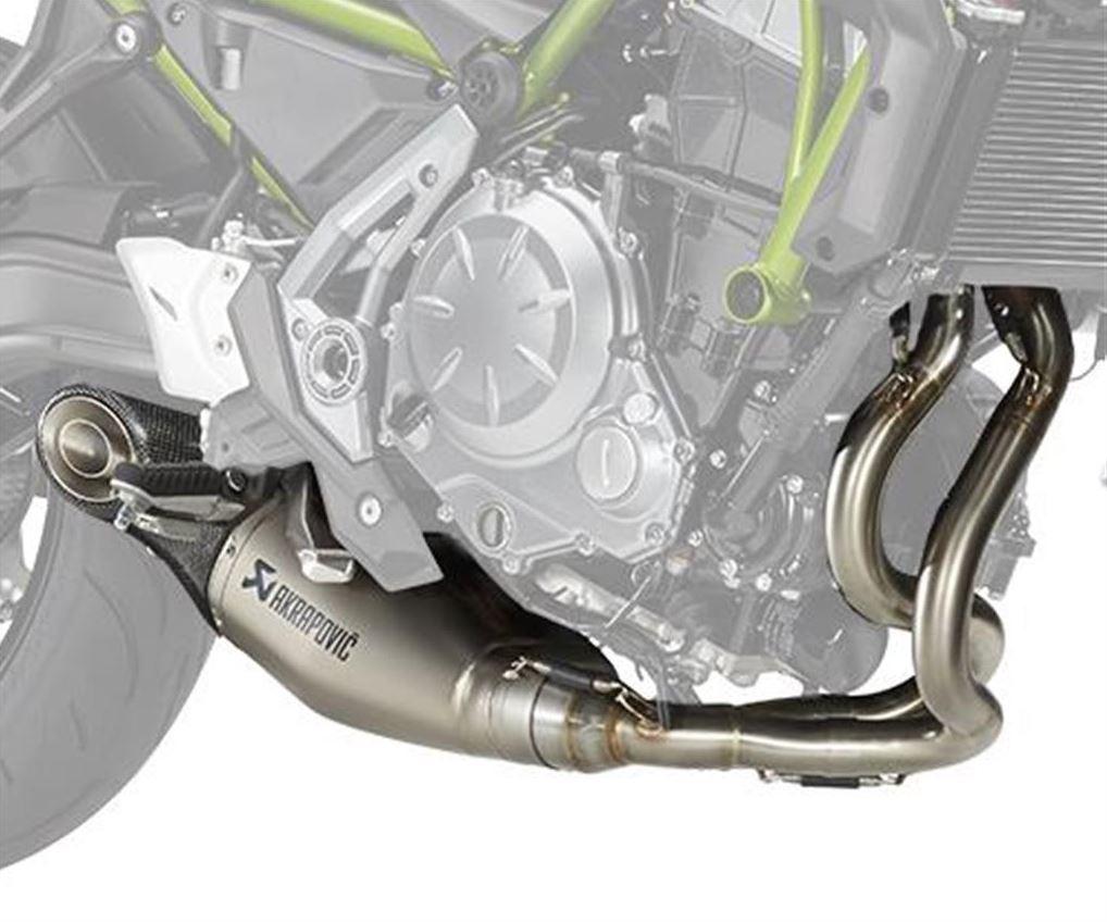 Système complet en titane Akrapovič (Ninja 650 & Z650)