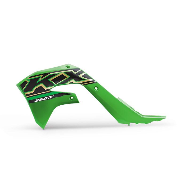 Carénage, gauche, vert (KX250X)