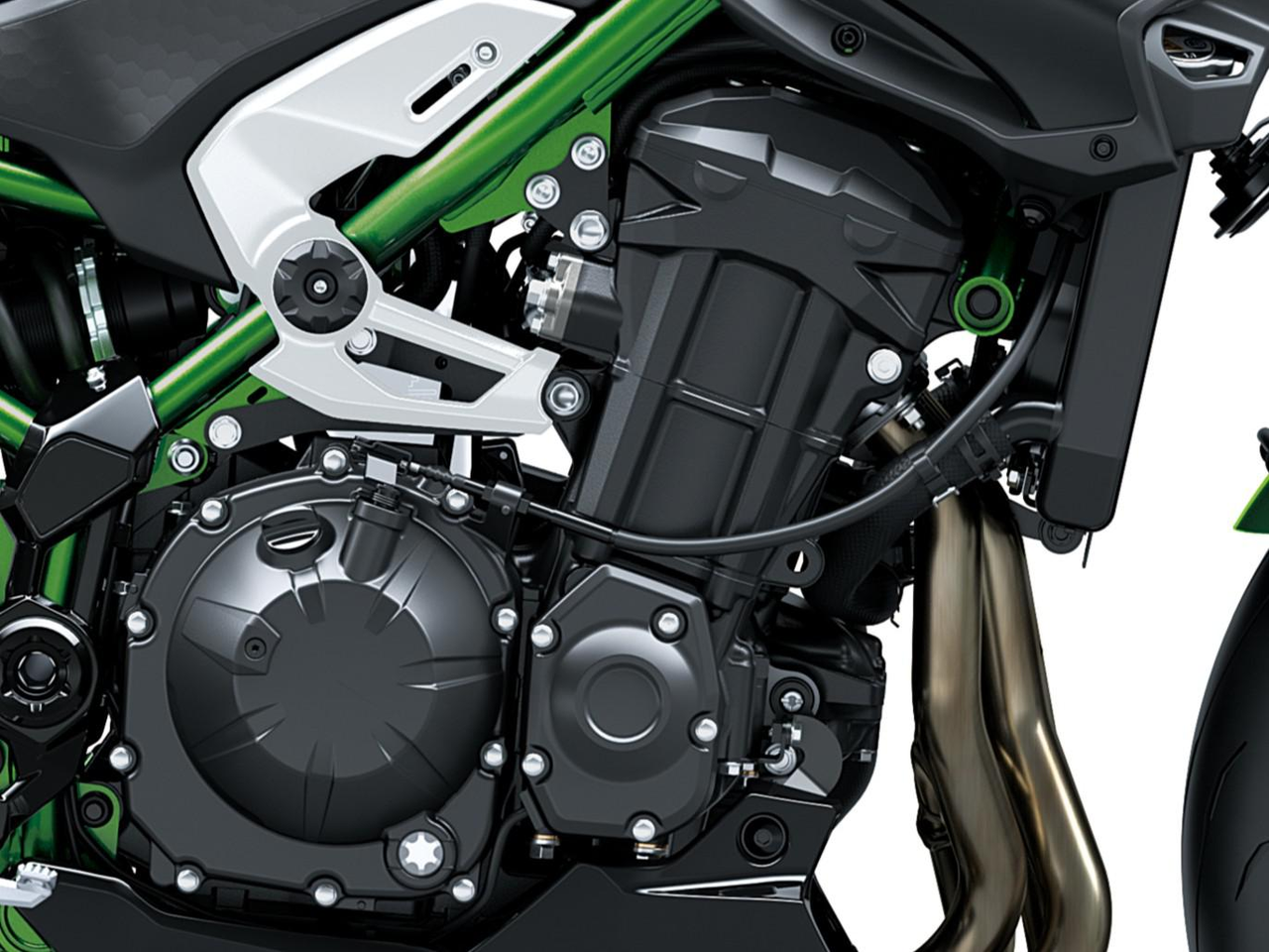 Moteur quatre cylindres en ligne