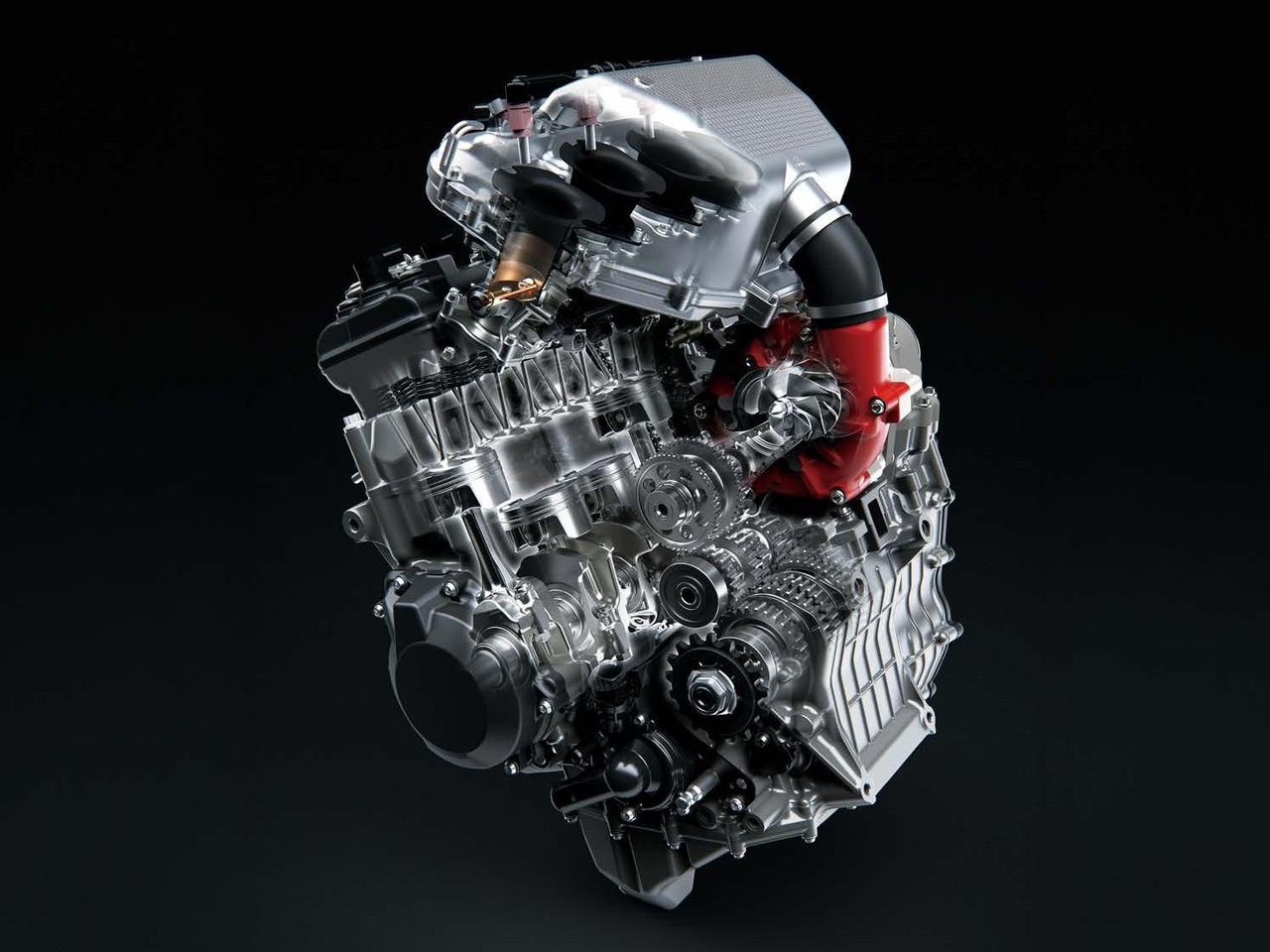 Moteur compressé orienté vers l'accélération