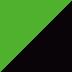 Vert Lime Green / Noir Flat Ebony